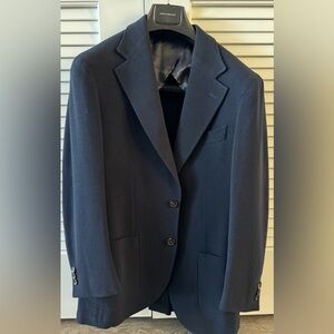 Men's Spier & Mackay Navy Hopsack Blazer 36R Contemporary